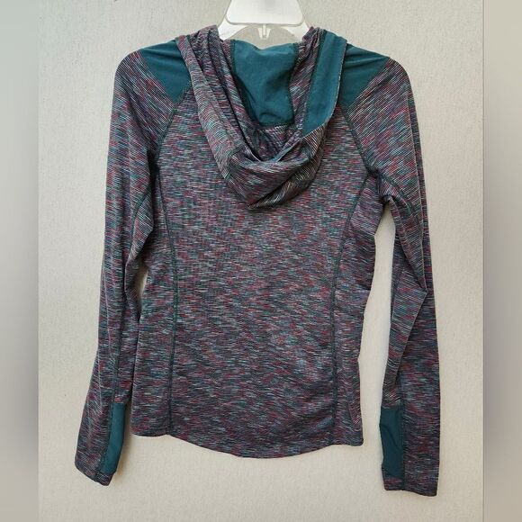 REI multicolored 1/2 zip hoodie pullover - Picture 8 of 10